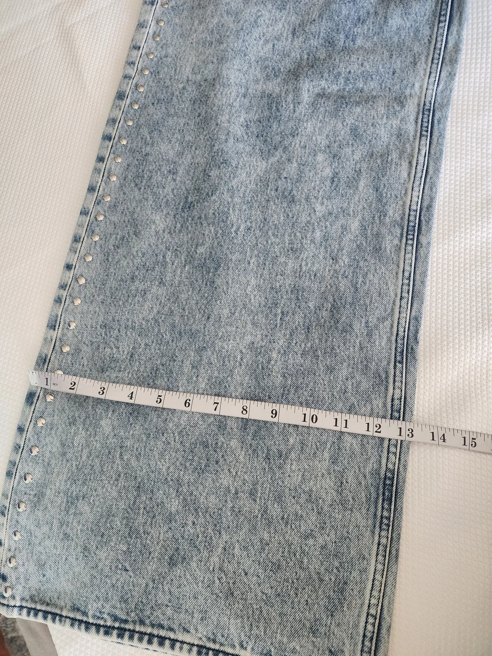 GAP Mid Rise Baggy Jeans - Light Blue Denim New With Tags - Picture 10 of 14